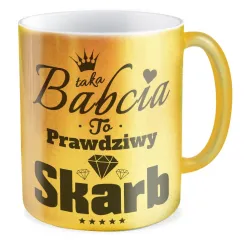 Kubek złoty dla BABCI Prawdziwy skarb